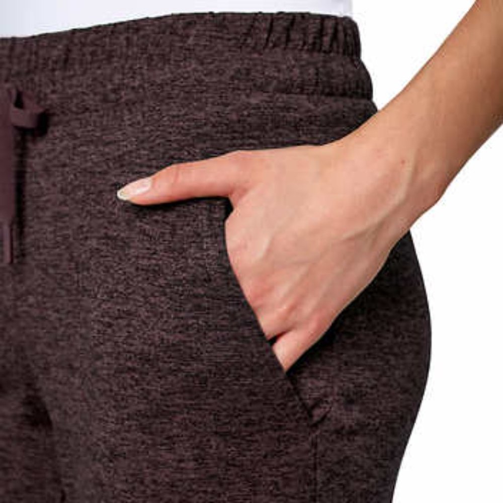 Mondetta Ladies Jogger Pants - Size Small -  Color - Red (Wine Tasting) -NWT - Picture 2 of 5